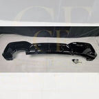 Gloss Black Rear Diffuser Twin Exhaust for BMW F20 1 Series LCI 15-19