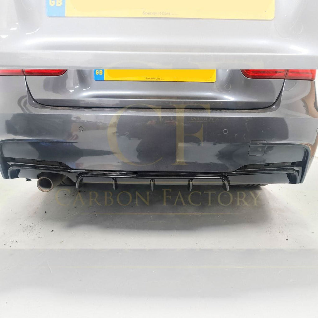 Gloss Black Rear Diffuser Twin Exhaust for BMW F30 F31 3 Series 12-19