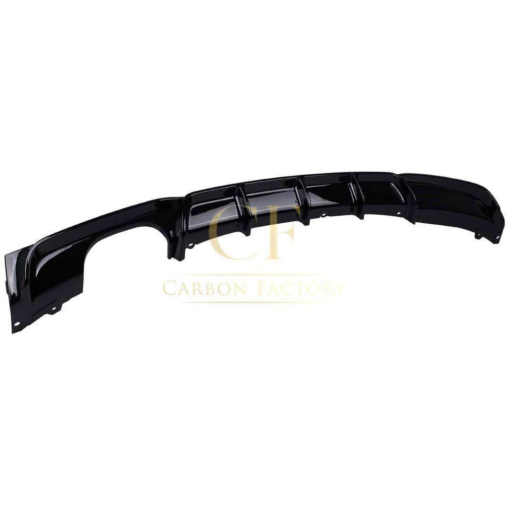 Gloss Black Rear Diffuser Twin Exhaust for BMW F30 F31 3 Series 12-19