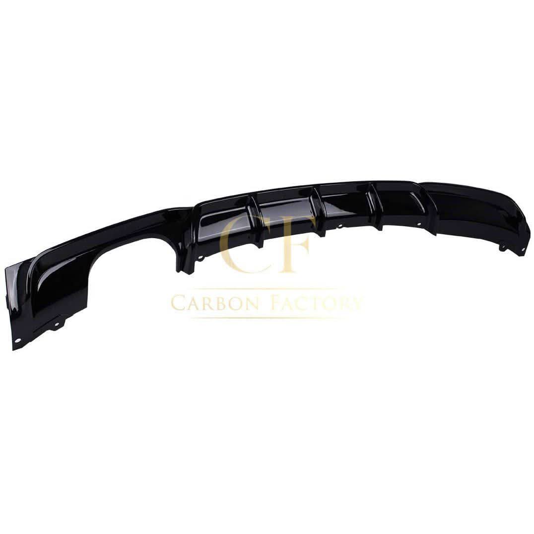 Gloss Black Rear Diffuser Twin Exhaust for BMW F30 F31 3 Series 12-19