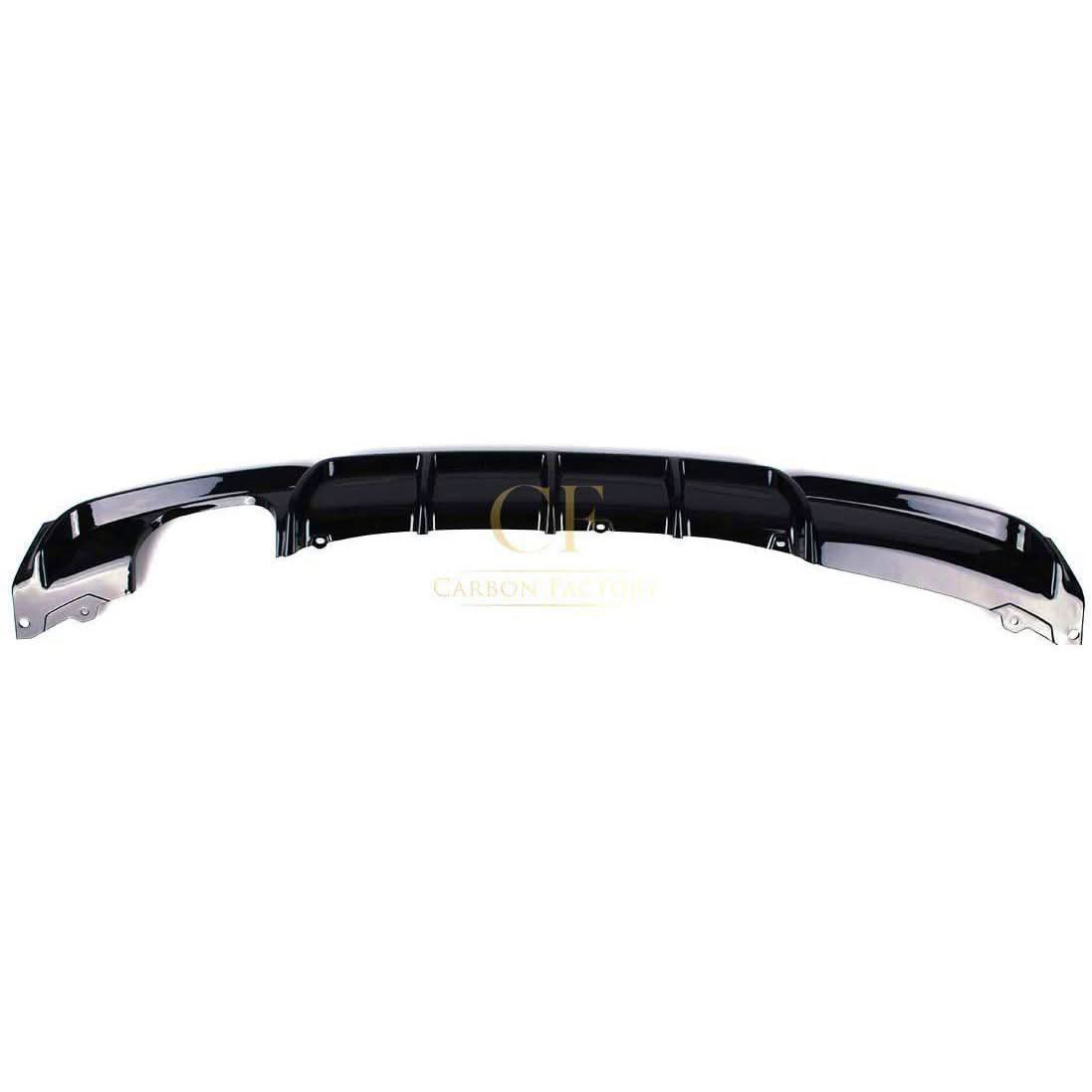 Gloss Black Rear Diffuser Twin Exhaust for BMW F30 F31 3 Series 12-19