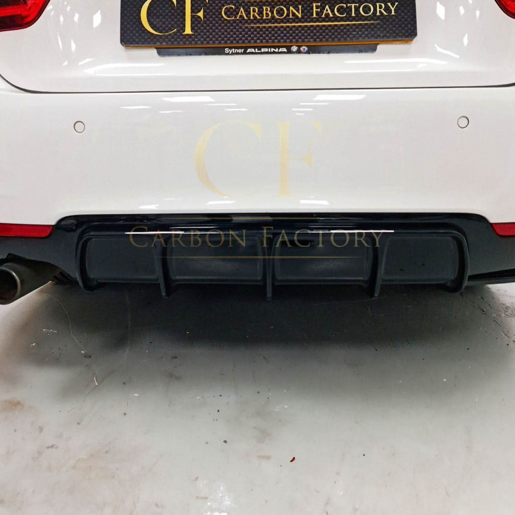 Gloss Black Rear Diffuser Twin Exhaust for BMW F32 F33 F36 4 Series 14-20
