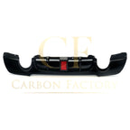 LED Style Gloss Black Rear Diffuser Dual Exhaust for BMW E90 E91 3 Series 05-13
