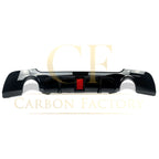LED Style Gloss Black Rear Diffuser Dual Exhaust for BMW E92 E93 3 Series 05-13