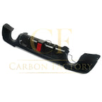 LED Style Gloss Black Rear Diffuser Dual Exhaust for BMW E92 E93 3 Series 05-13