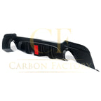 LED Style Gloss Black Rear Diffuser Dual Exhaust for BMW E92 E93 3 Series 05-13