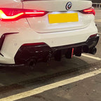 LED Style Gloss Black Rear Diffuser for BMW 4 Series G22 G23 20-Present