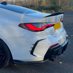 LED Style Gloss Black Rear Diffuser for BMW 4 Series G22 G23 20-Present