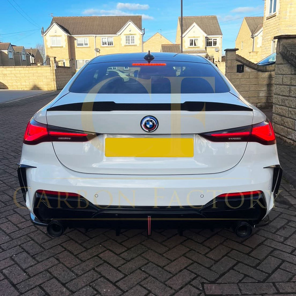 LED Style Gloss Black Rear Diffuser for BMW 4 Series G22 G23 20-Present