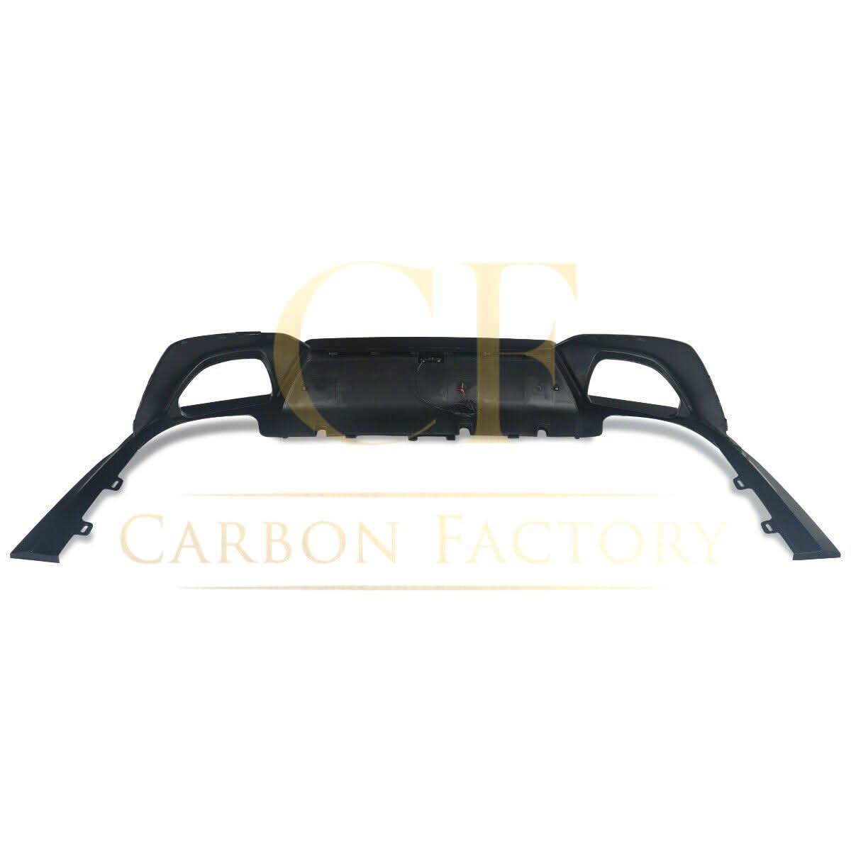 LED Style Gloss Black Rear Diffuser Quad Exhaust for BMW 3 Series G20 G21 Pre-LCI 19-22