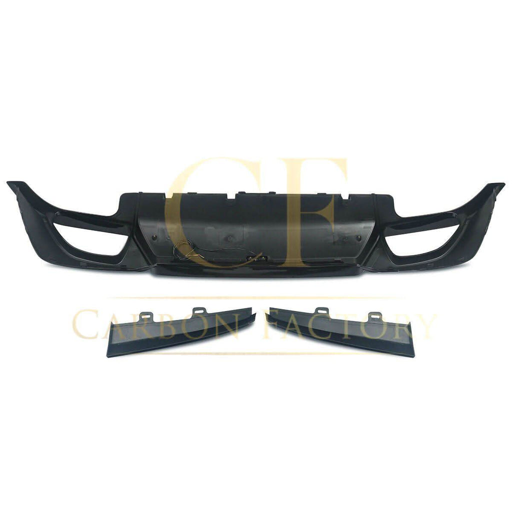 LED Style Gloss Black Rear Diffuser Quad Exhaust for BMW 3 Series G20 G21 Pre-LCI 19-22