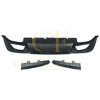 LED Style Gloss Black Rear Diffuser Quad Exhaust for BMW 3 Series G20 G21 Pre-LCI 19-22