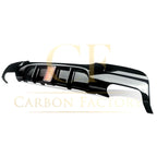 LED Style Gloss Black Rear Diffuser Quad Exhaust for BMW E90 E91 3 Series 05-13