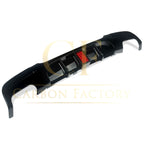 LED Style Gloss Black Rear Diffuser Quad Exhaust for BMW E90 E91 3 Series 05-13