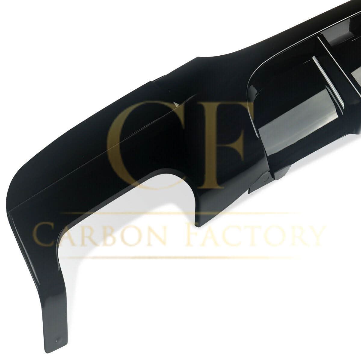LED Style Gloss Black Rear Diffuser Quad Exhaust for BMW E90 E91 3 Series 05-13