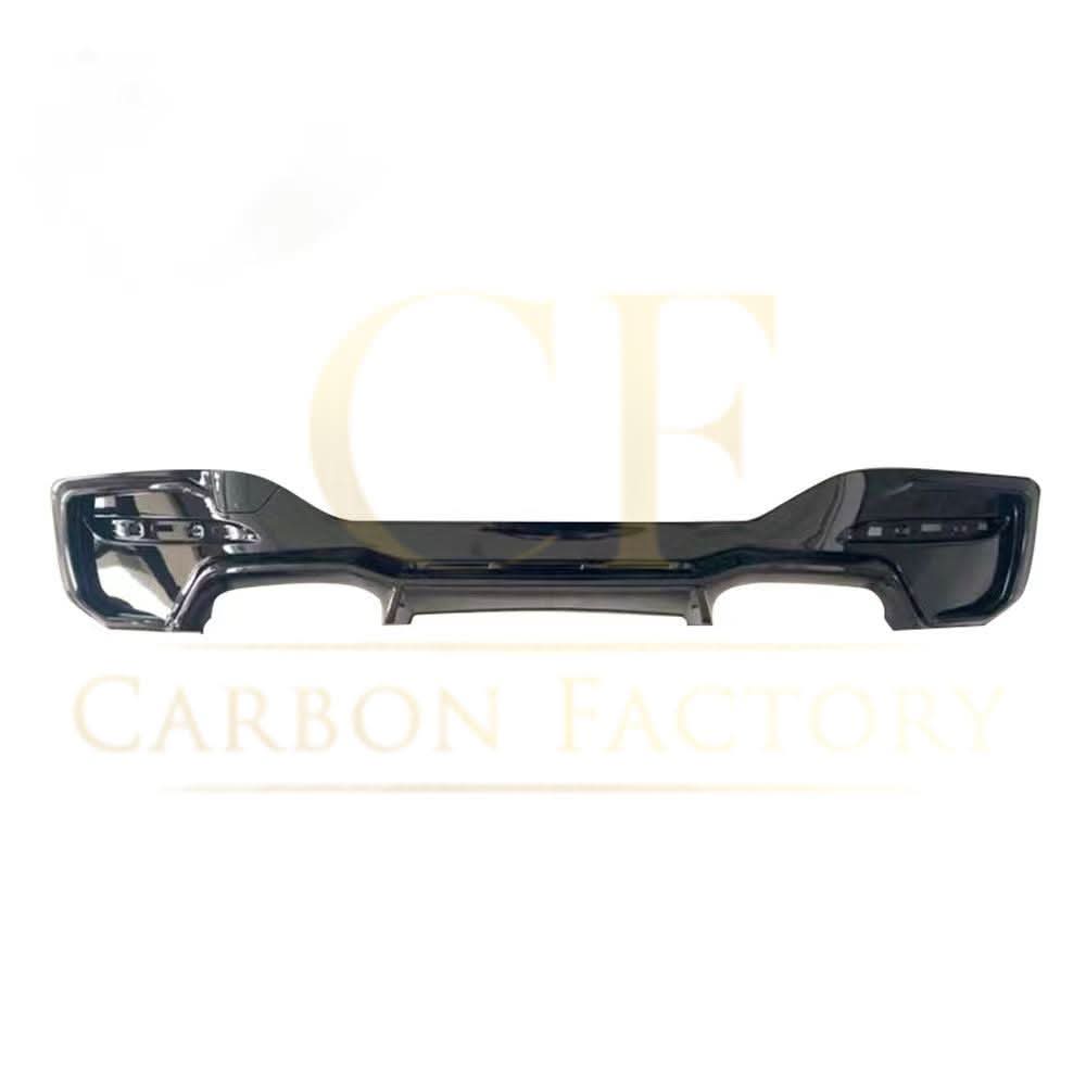 M2C Style Gloss Black Rear Diffuser for BMW F20 1 Series LCI 15-19