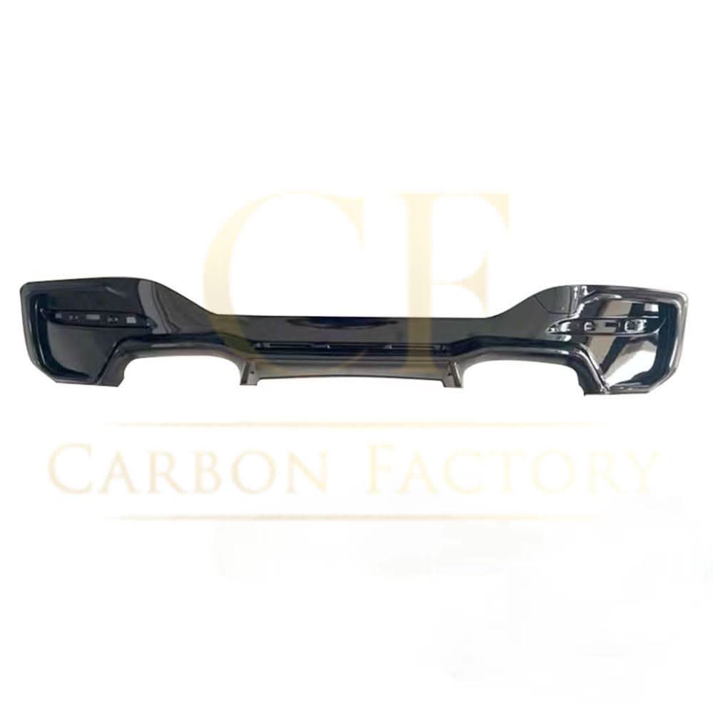 M2C Style Gloss Black Rear Diffuser for BMW F20 1 Series LCI 15-19