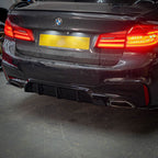 M5 Style Gloss Black Rear Diffuser for BMW F90 M5 & G30 G31 5 Series M Sport 17-24
