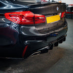 M5 Style Gloss Black Rear Diffuser for BMW F90 M5 & G30 G31 5 Series M Sport 17-24