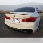 M5 Style Gloss Black Rear Diffuser for BMW F90 M5 & G30 G31 5 Series M Sport 17-24