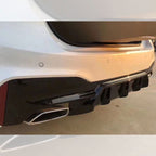 M5 Style Gloss Black Rear Diffuser for BMW F90 M5 & G30 G31 5 Series M Sport 17-24