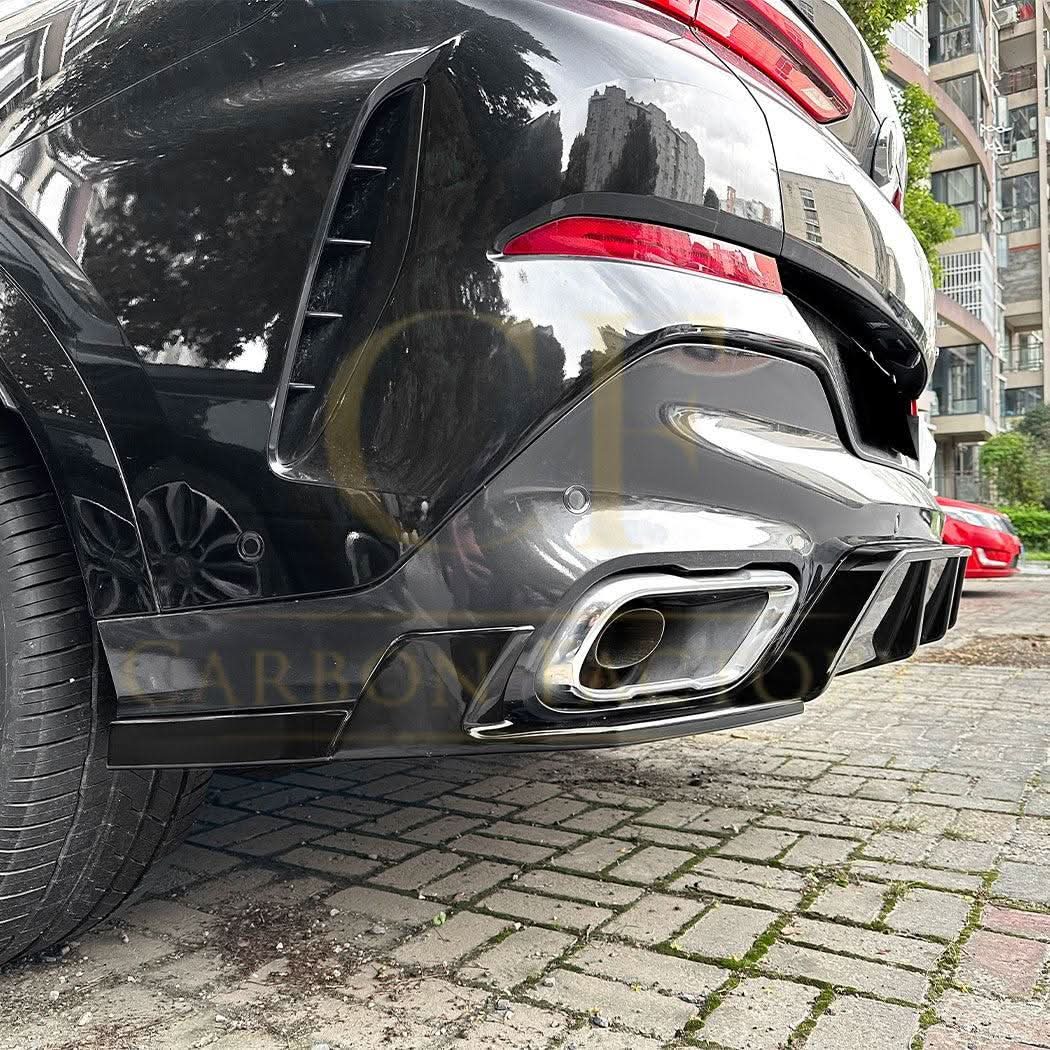 MP Style Gloss Black Diffuser for BMW G06 X6 19-25