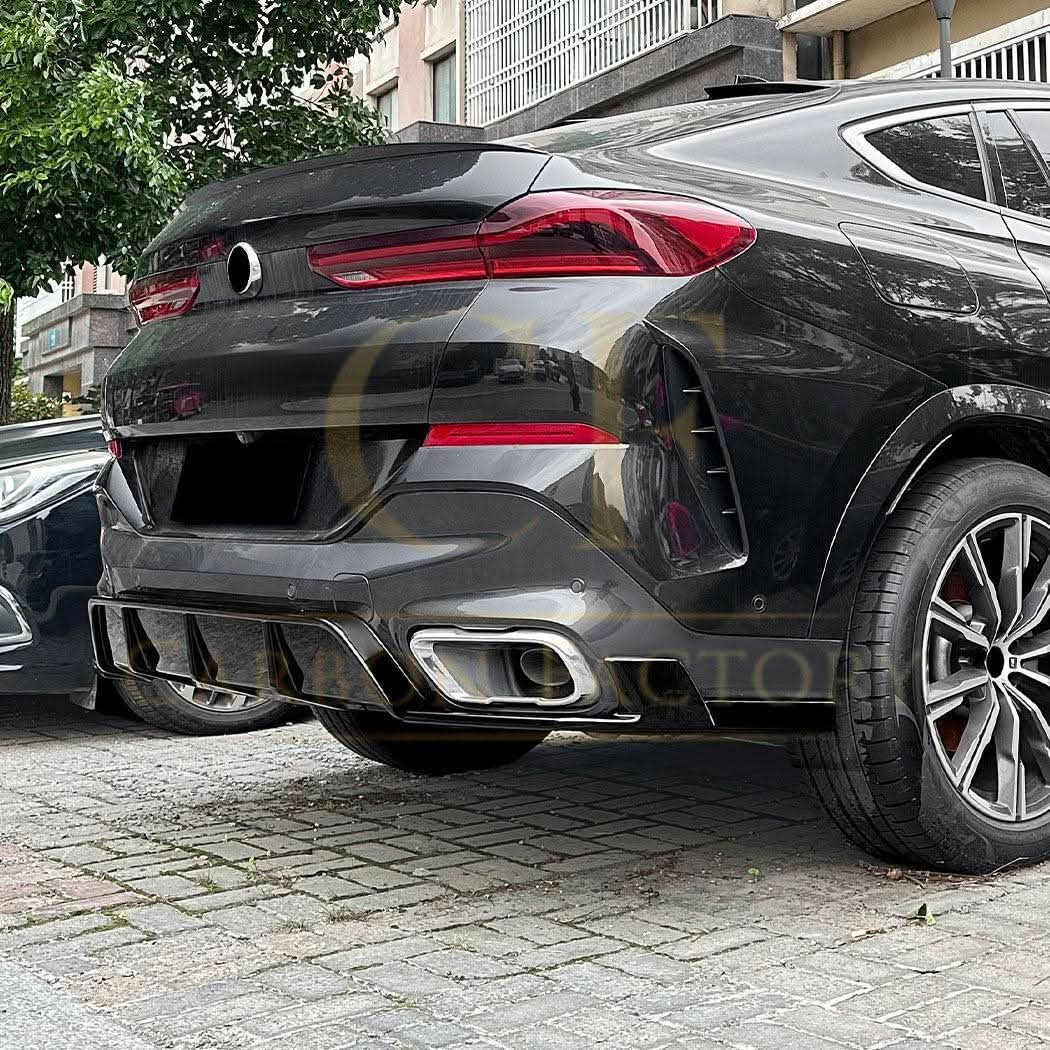 MP Style Gloss Black Diffuser for BMW G06 X6 19-25