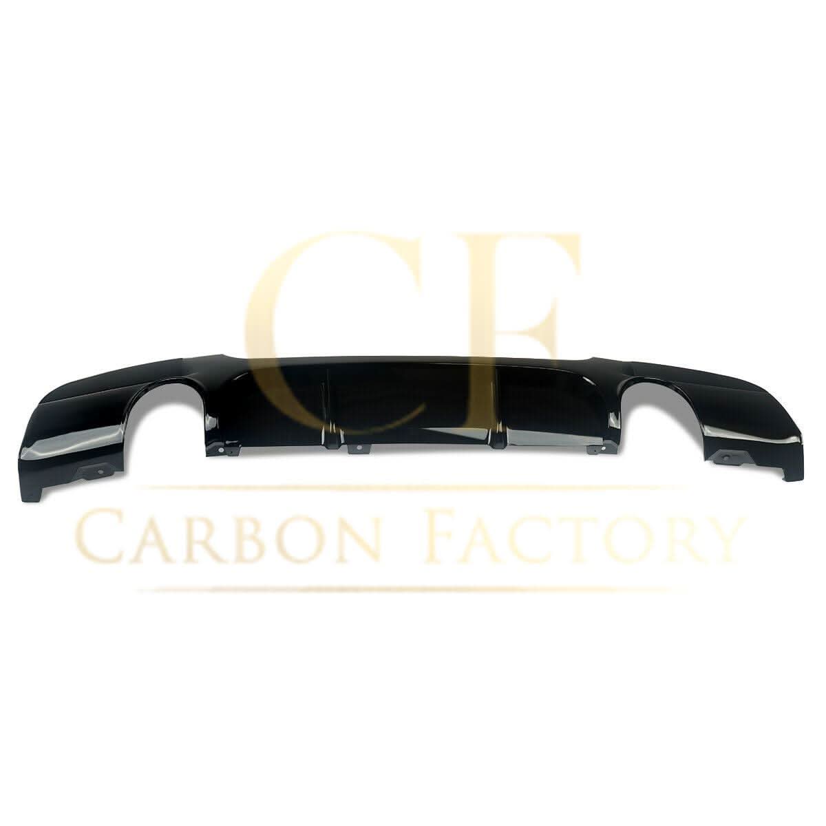 MP Style Gloss Black Rear Diffuser Dual Exhaust for BMW E90 E91 3 Series 05-13