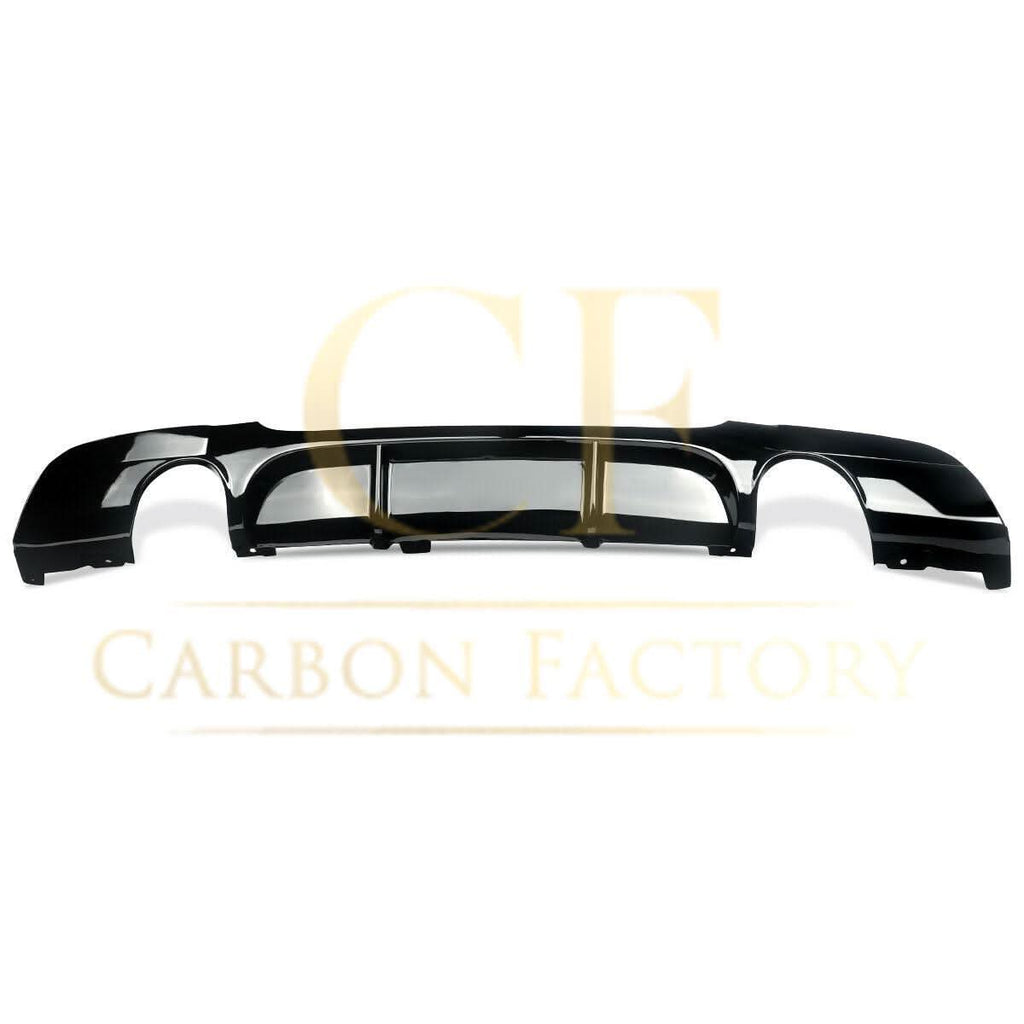 MP Style Gloss Black Rear Diffuser Dual Exhaust for BMW E90 E91 3 Series 05-13