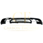 MP Style Gloss Black Rear Diffuser Dual Exhaust for BMW E90 E91 3 Series 05-13