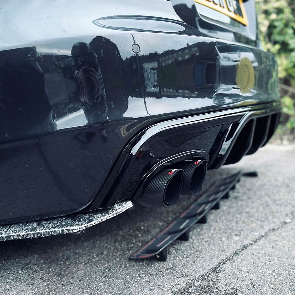 MP Style Gloss Black Rear Diffuser for BMW 1 Series E82 E88 2007-2013