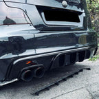 MP Style Gloss Black Rear Diffuser for BMW 1 Series E82 E88 2007-2013