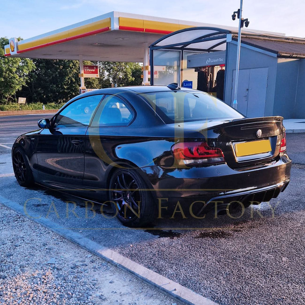 MP Style Gloss Black Rear Diffuser for BMW 1 Series E82 E88 2007-2013