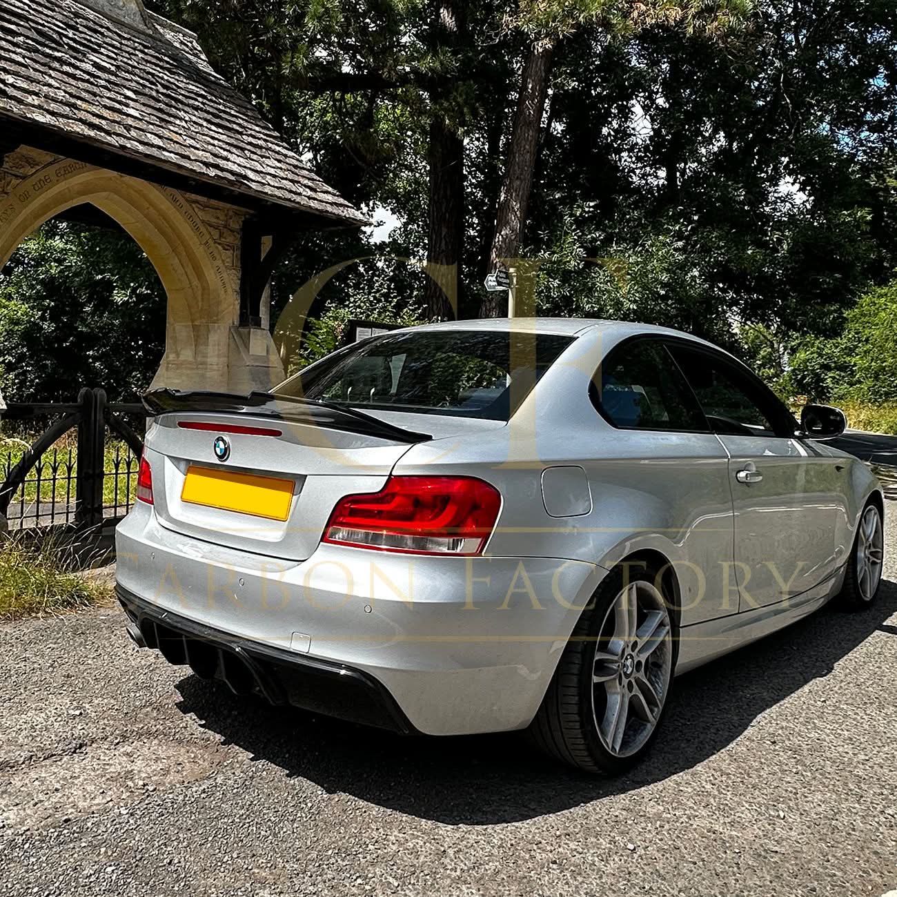 MP Style Gloss Black Rear Diffuser for BMW 1 Series E82 E88 2007-2013