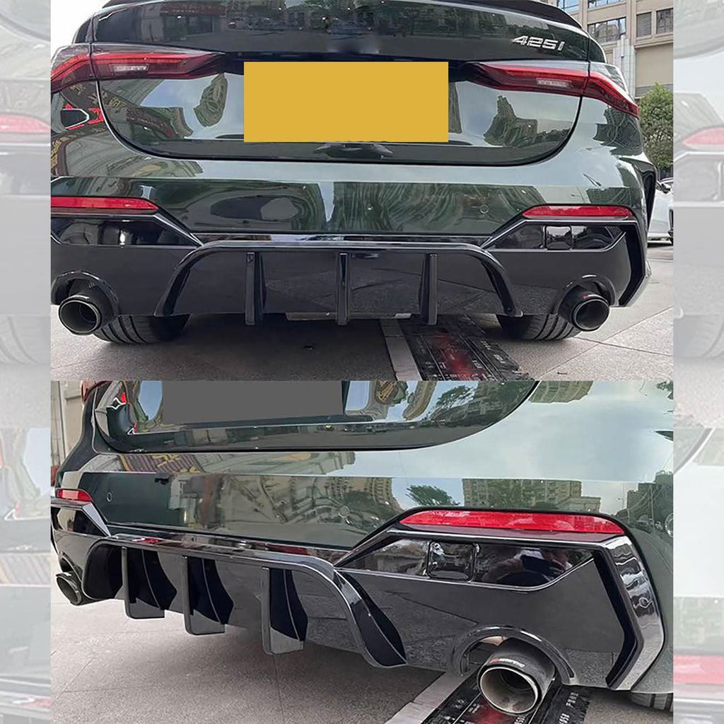 MP Style Gloss Black Rear Diffuser for BMW 4 Series G22 G23 20-Present