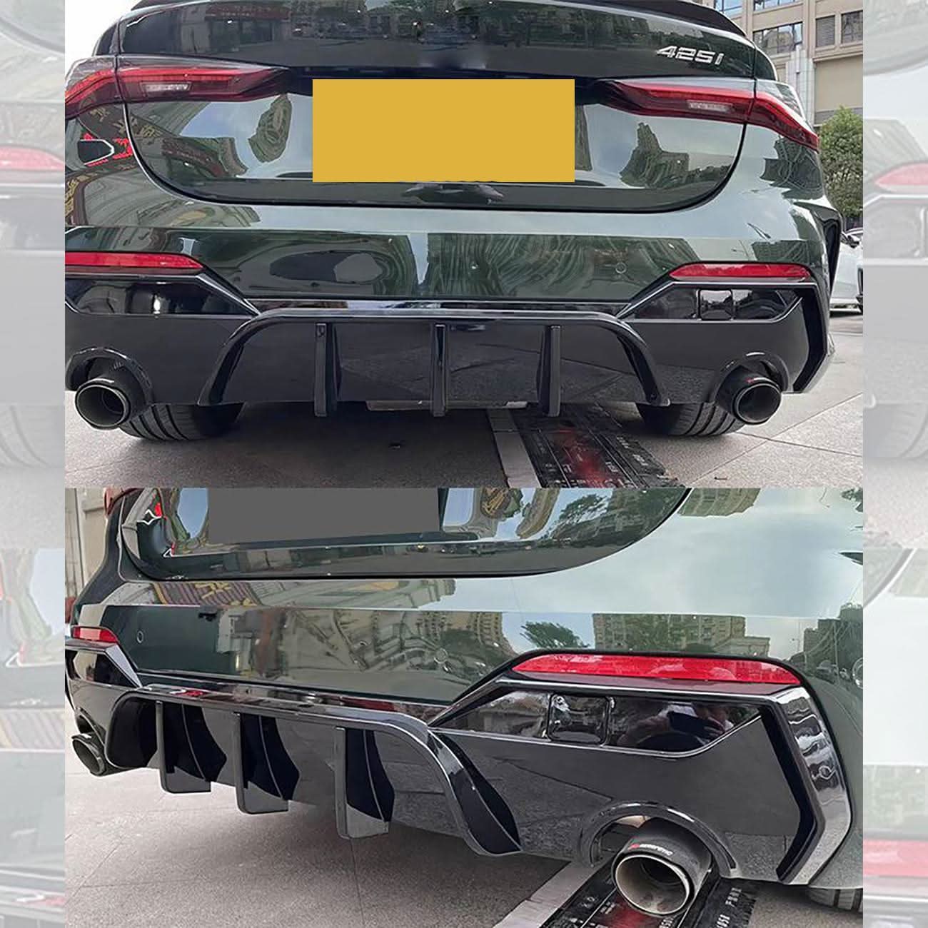 MP Style Gloss Black Rear Diffuser for BMW 4 Series G22 G23 20-Present