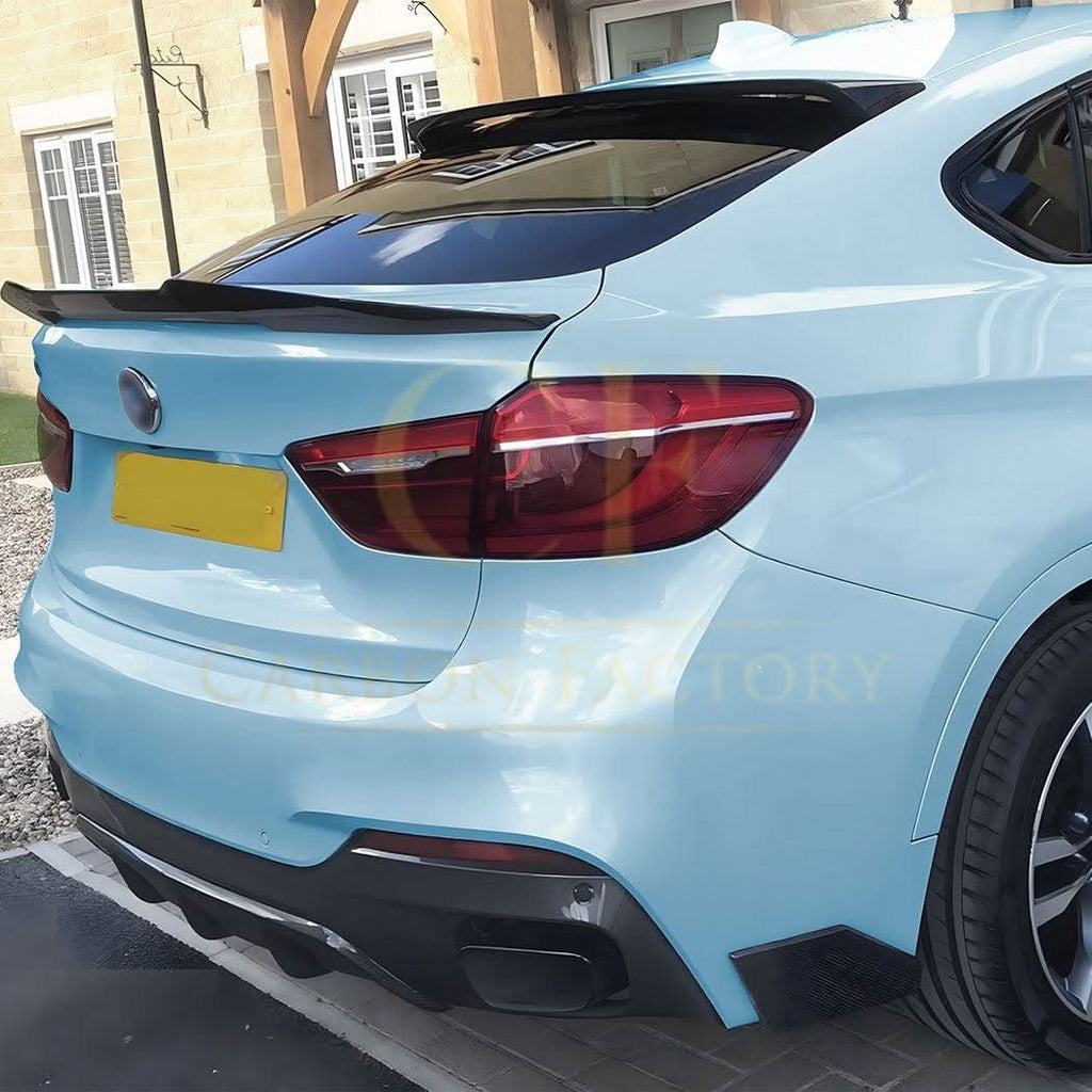 MP Style Gloss Black Rear Diffuser for BMW F16 X6 14-19