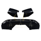 MP Style Gloss Black Rear Diffuser for BMW F16 X6 14-19