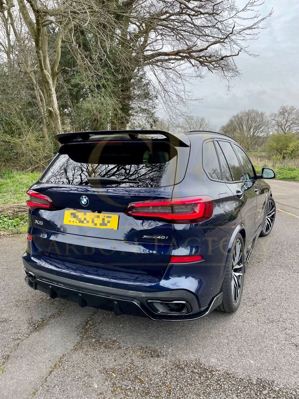 MP Style Gloss Black Rear Diffuser for BMW G05 X5 19-22