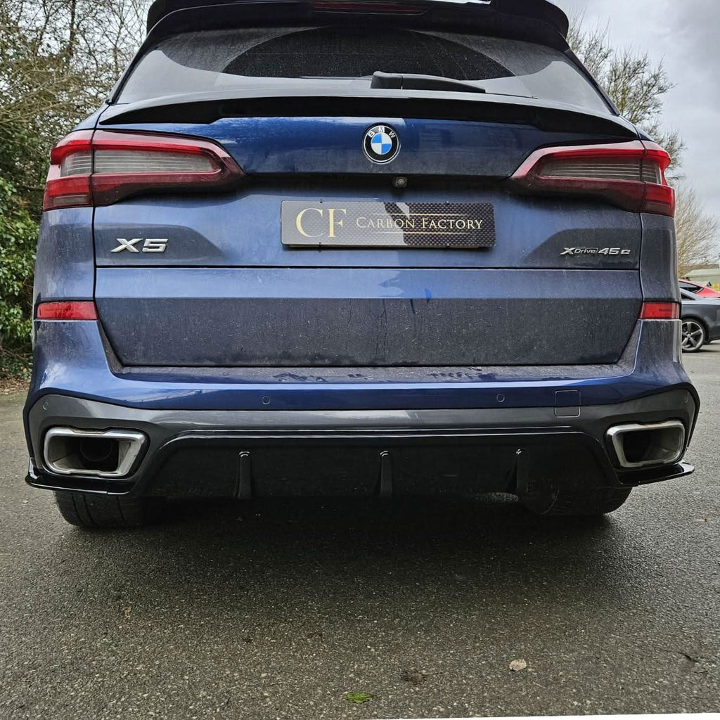 MP Style Gloss Black Rear Diffuser for BMW G05 X5 19-22