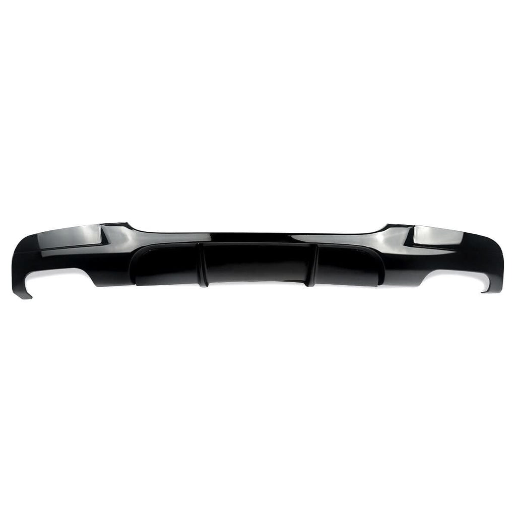 MP Style Gloss Black Rear Diffuser Quad Exhaust for BMW E90 E91 3 Series 05-13