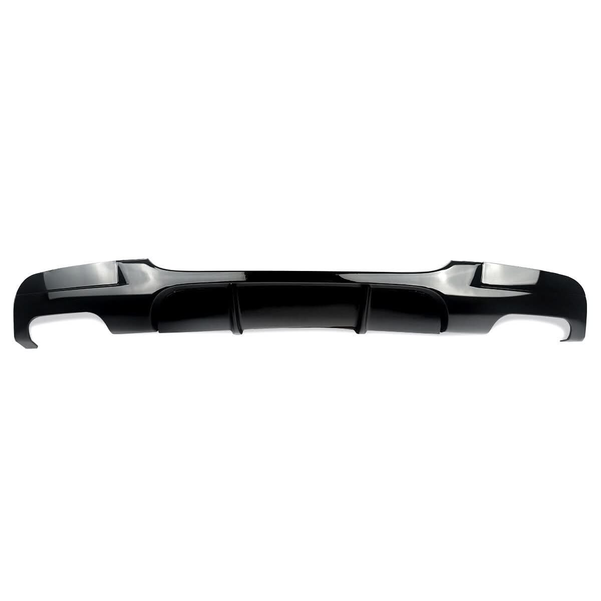 MP Style Gloss Black Rear Diffuser Quad Exhaust for BMW E90 E91 3 Series 05-13