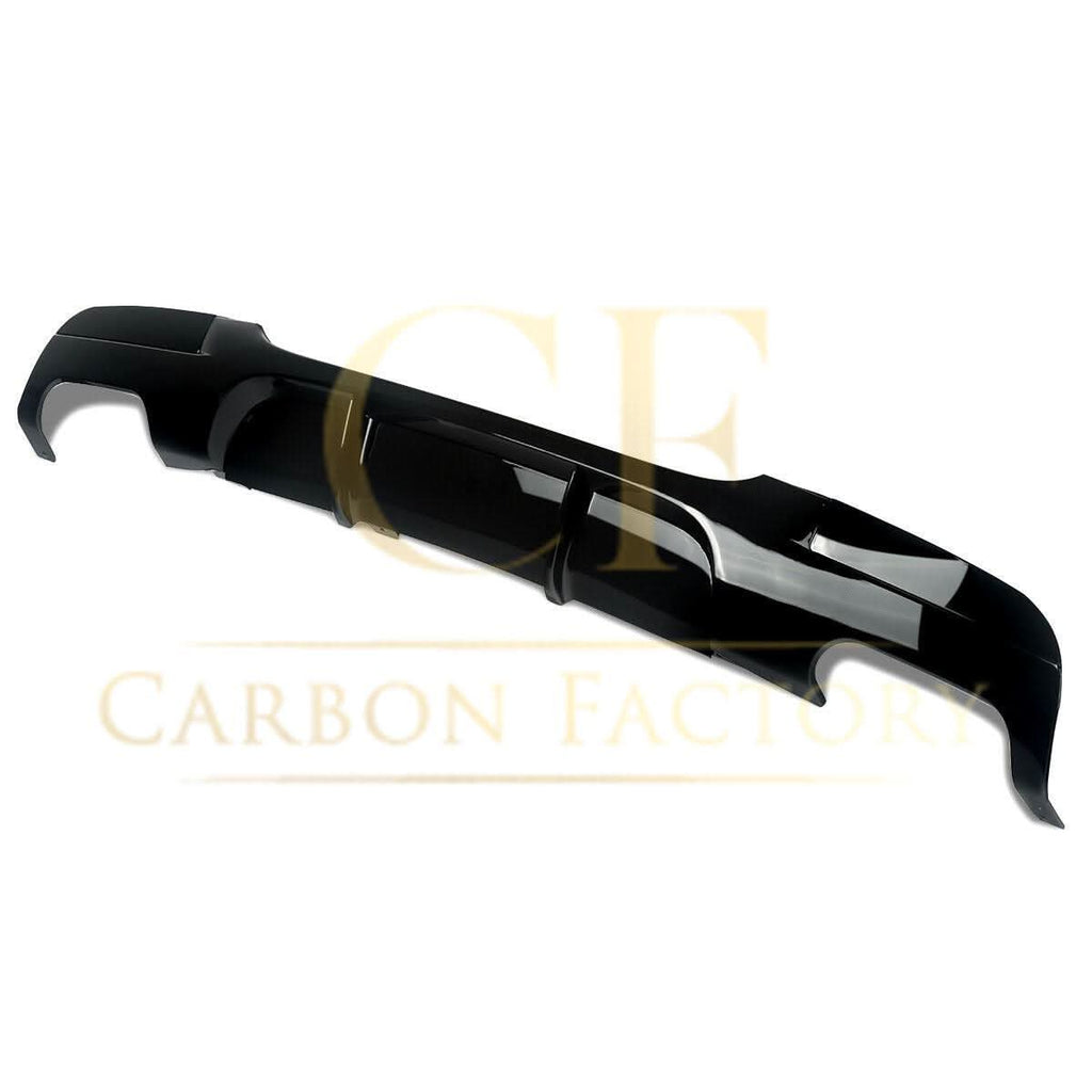 MP Style Gloss Black Rear Diffuser Quad Exhaust for BMW E90 E91 3 Series 05-13