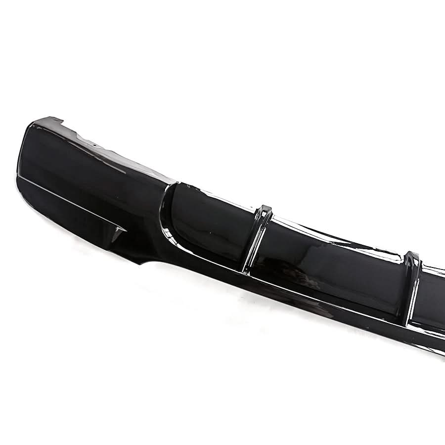 MP Style Gloss Black Rear Diffuser Twin Exhaust for BMW E90 E91 3 Series 05-13