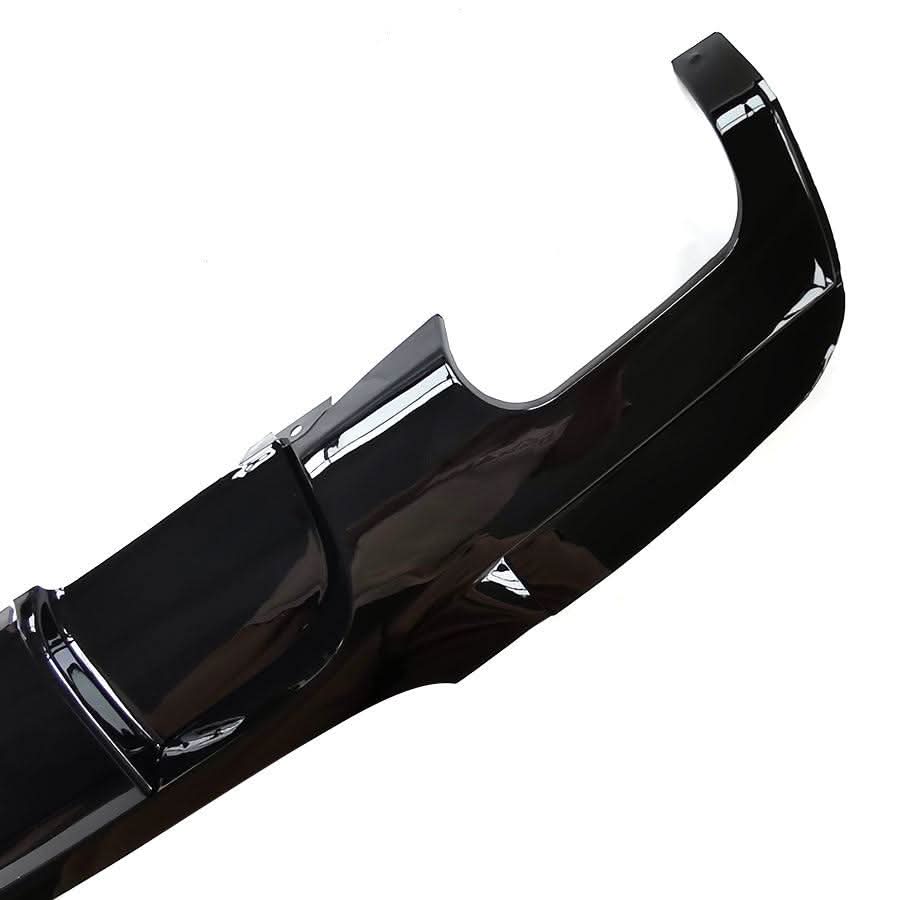 MP Style Gloss Black Rear Diffuser Twin Exhaust for BMW E90 E91 3 Series 05-13