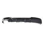 MP Style Gloss Black Rear Diffuser Twin Exhaust for BMW E90 E91 3 Series 05-13