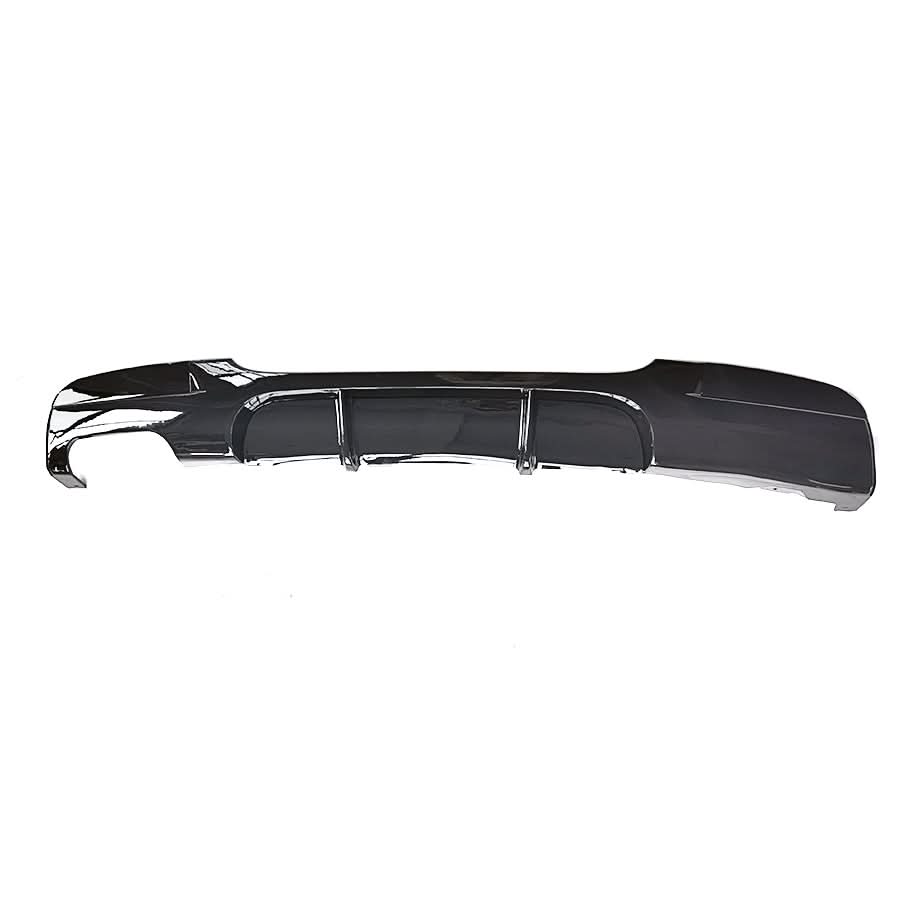 MP Style Gloss Black Rear Diffuser Twin Exhaust for BMW E90 E91 3 Series 05-13