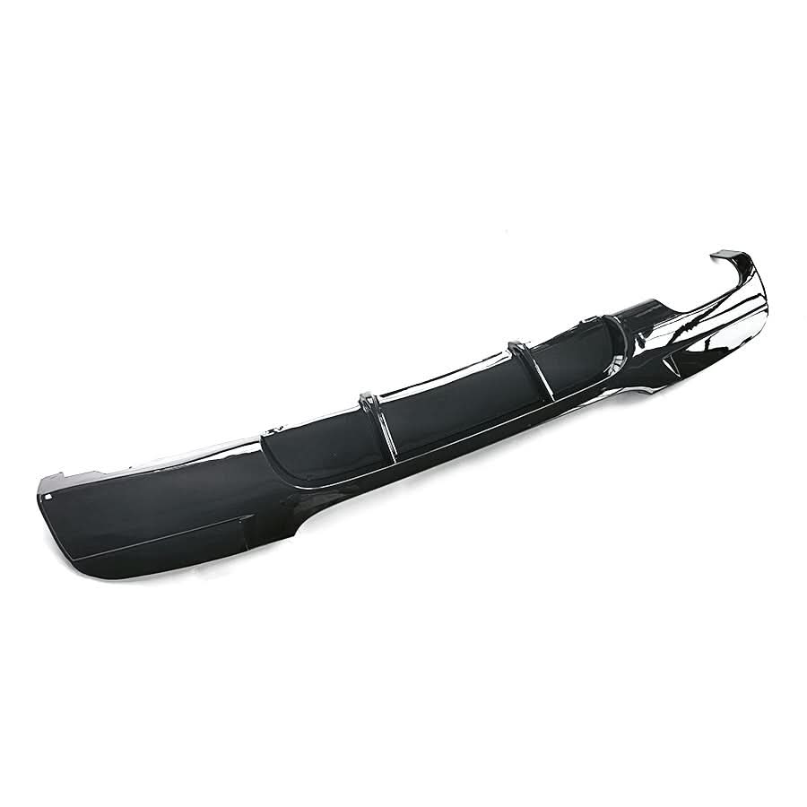 MP Style Gloss Black Rear Diffuser Twin Exhaust for BMW E90 E91 3 Series 05-13