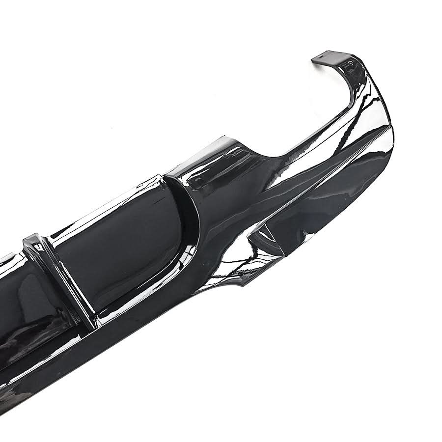 MP Style Gloss Black Rear Diffuser Twin Exhaust for BMW E90 E91 3 Series 05-13