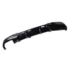 MP Style Gloss Black Rear Diffuser Twin Exhaust for BMW E90 E91 3 Series 05-13